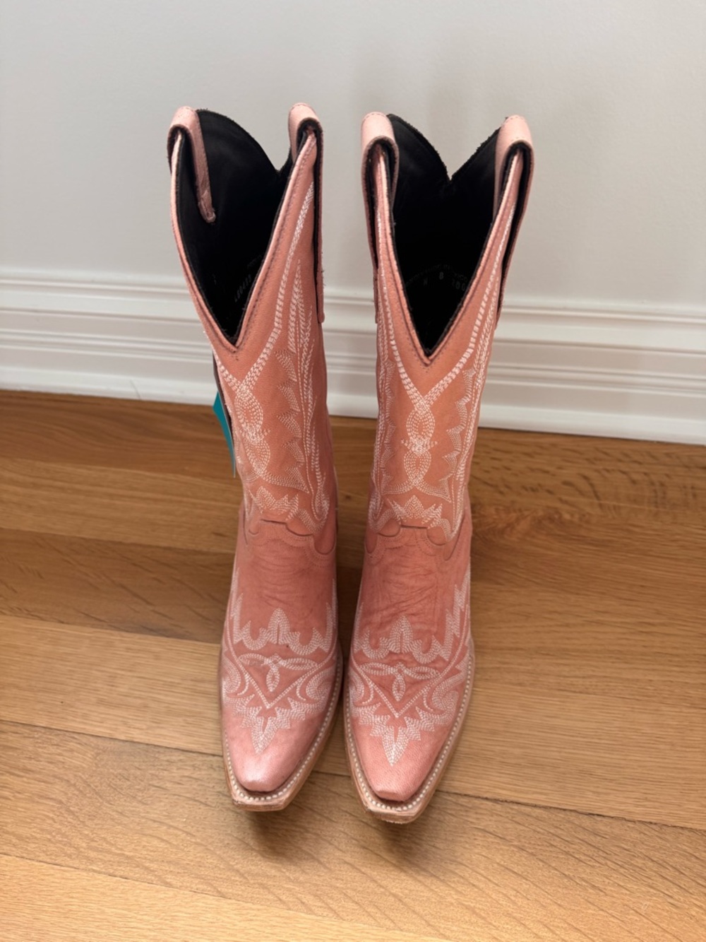Lane Smokeshow Western Cowboy Boot- Blush Pink - Picture 4 of 5